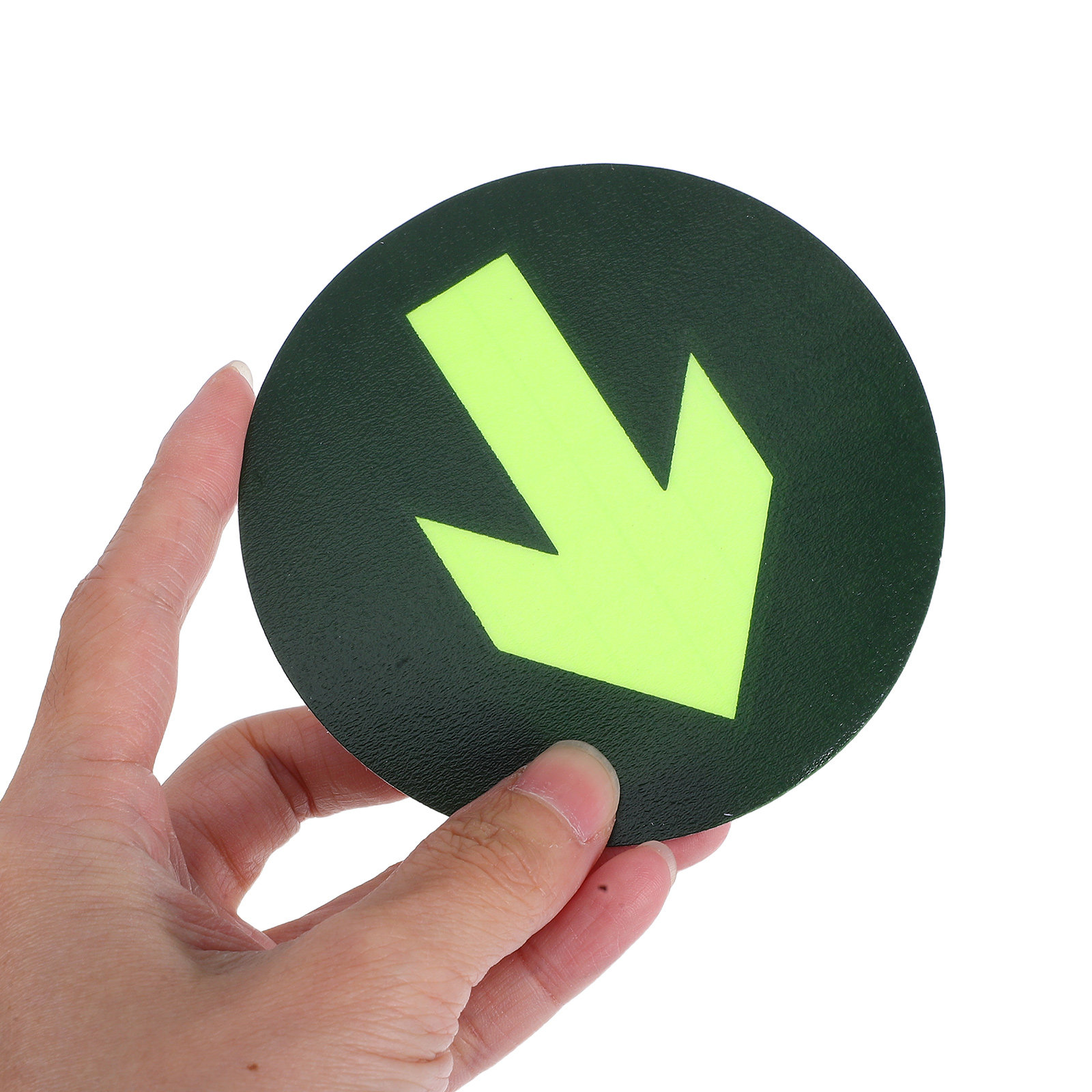 Emergency Exit Sign - 10Pcs Safety Floor Sticker Glow in