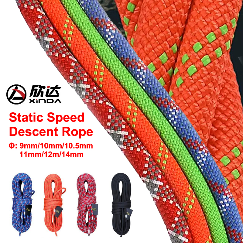 Fire Escape Ladder - Φ:9mm-14mm-5m/piece,Static Speed Descent Rope,Ropes Outdoor Climbing,High-Altitude