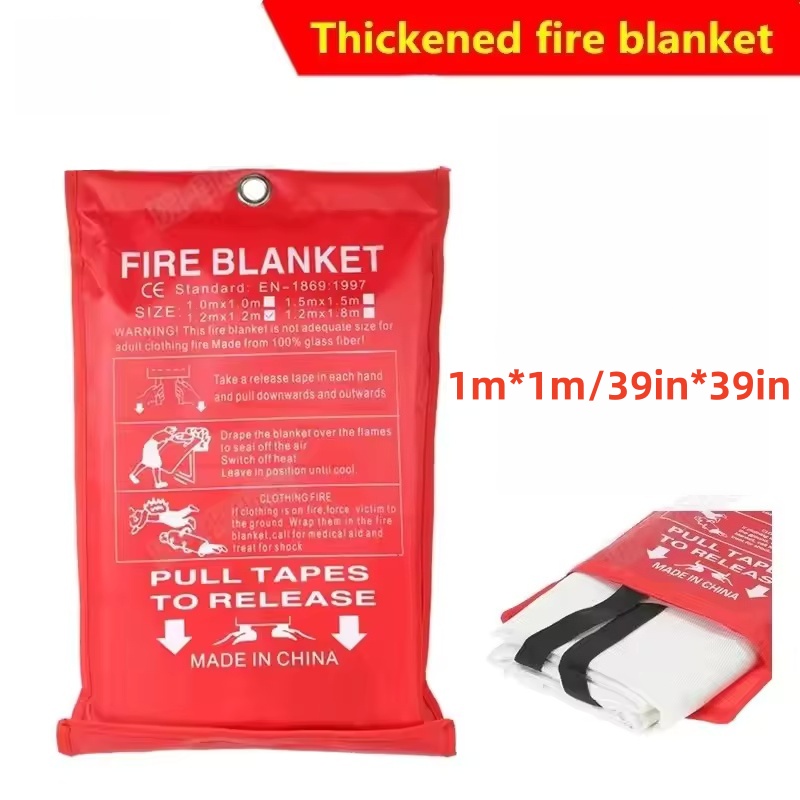 1mx1m Fire Blanket Emergency E - Fire Blanket Kitchen recensie en prijs