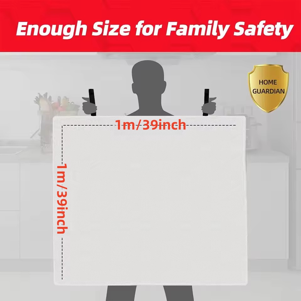 1mx1m Fire Blanket Emergency E - Fire Blanket Kitchen recensie en prijs
