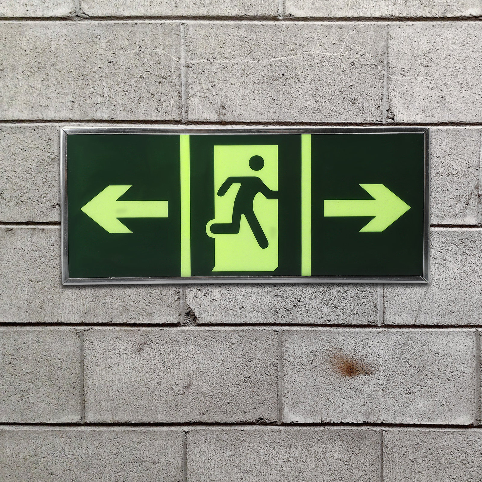 2Pcs Glow Exit Sticker Premium - Emergency Exit Sign recensie en prijs