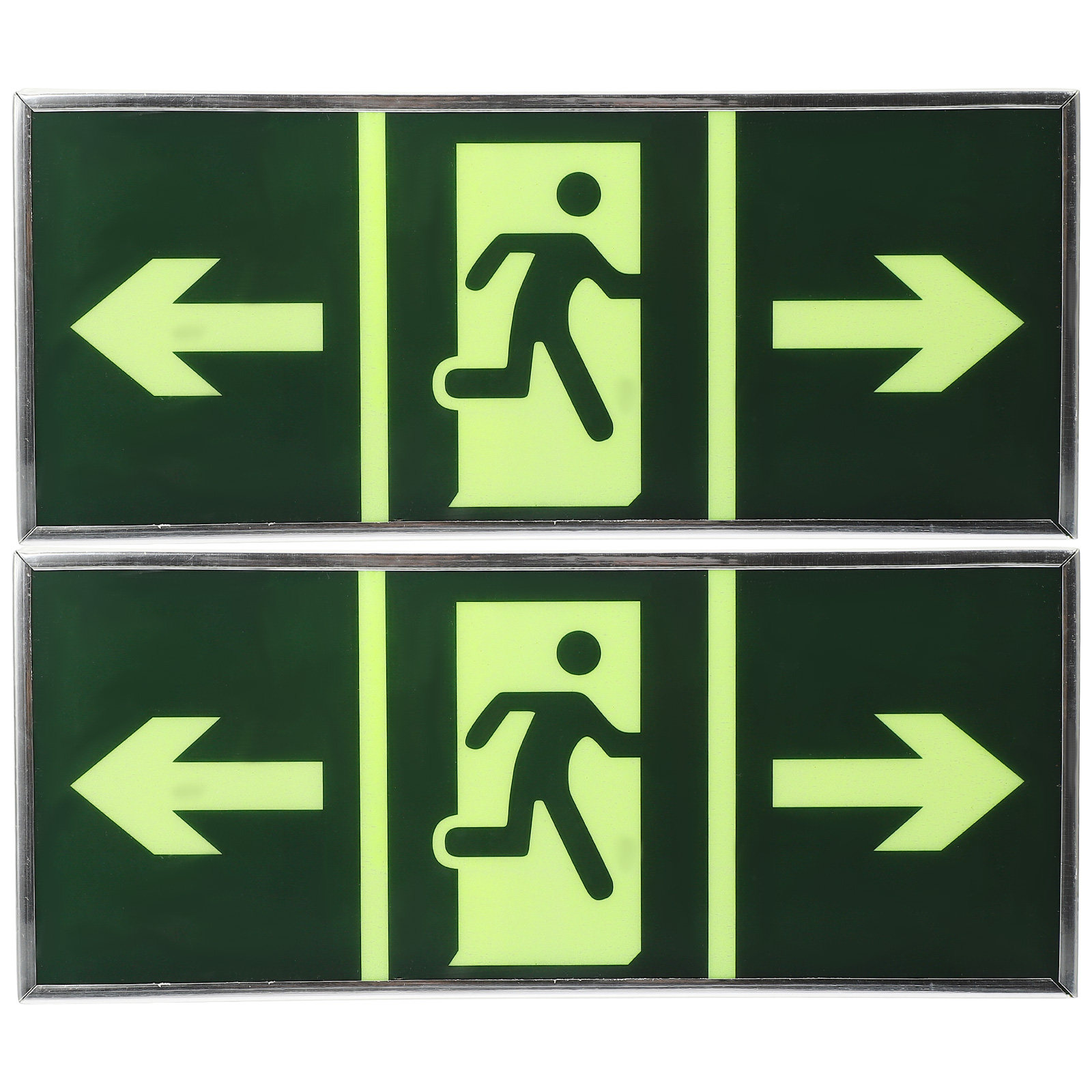 2Pcs Glow Exit Sticker Premium - Emergency Exit Sign recensie en prijs