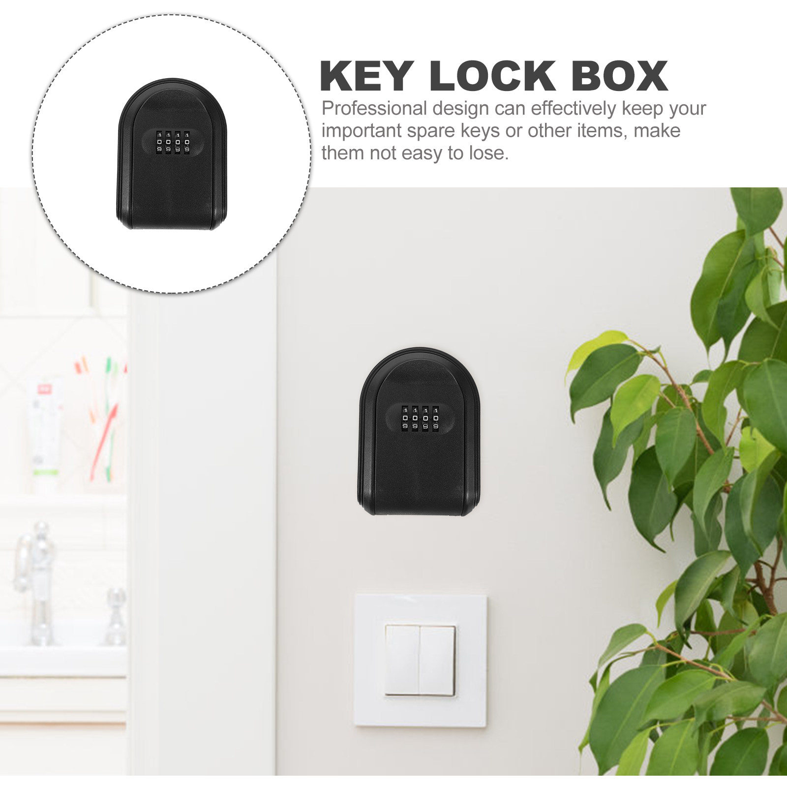 Outdoor Key Lock Box Wall Moun - Lockbox Key Secure recensie en prijs