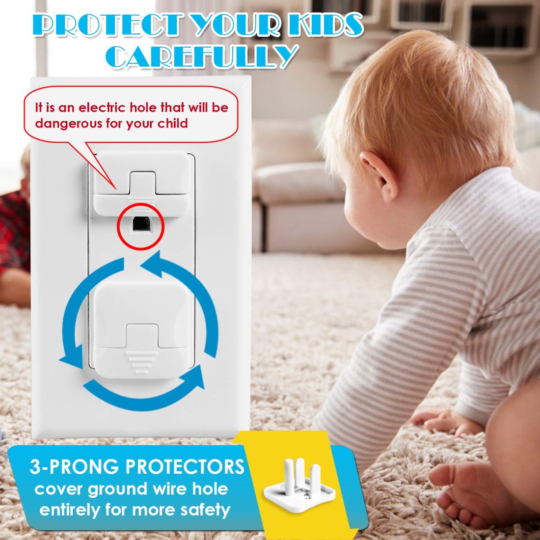 38 Pcs White Plastic Childproo - Outlet Cover Baby recensie en prijs