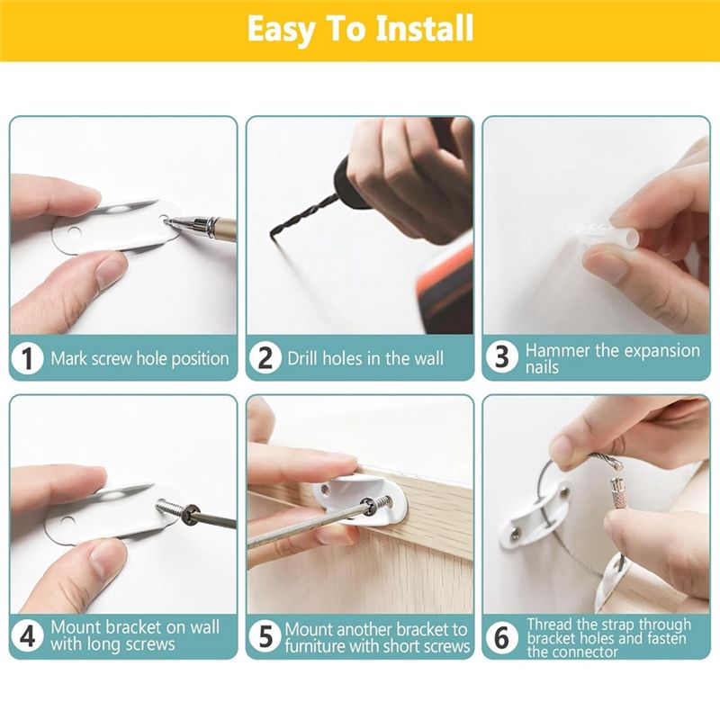 Anti Tip Furniture Anchors Ear - Earthquake Anchor Strap recensie en prijs