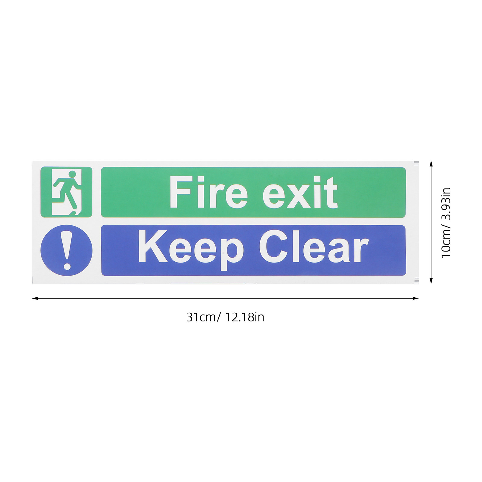 5Pcs Fire Exit Keep Clear Safe - Emergency Exit Sign recensie en prijs