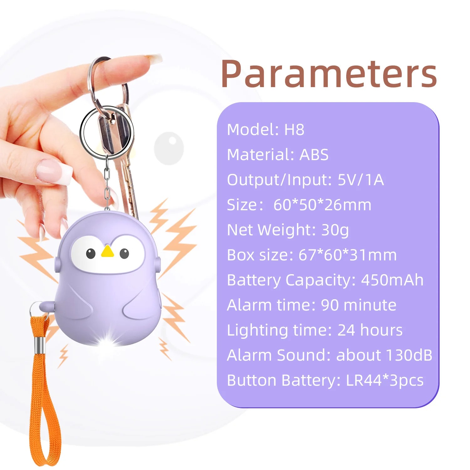 Personal Self Defense 5Pcs Ala - Personal Alarm Keychain recensie en prijs