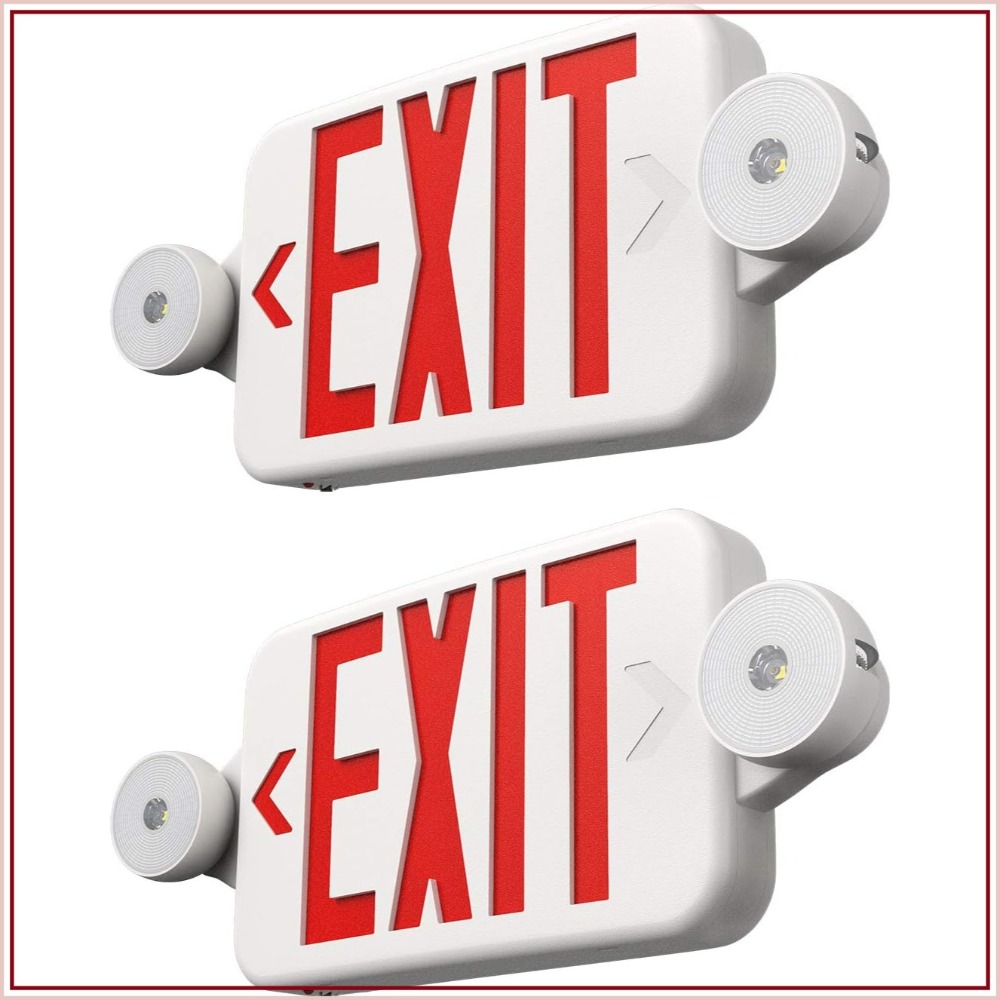 2 Pack Exit Sign with Emergenc - Emergency Exit Sign recensie en prijs