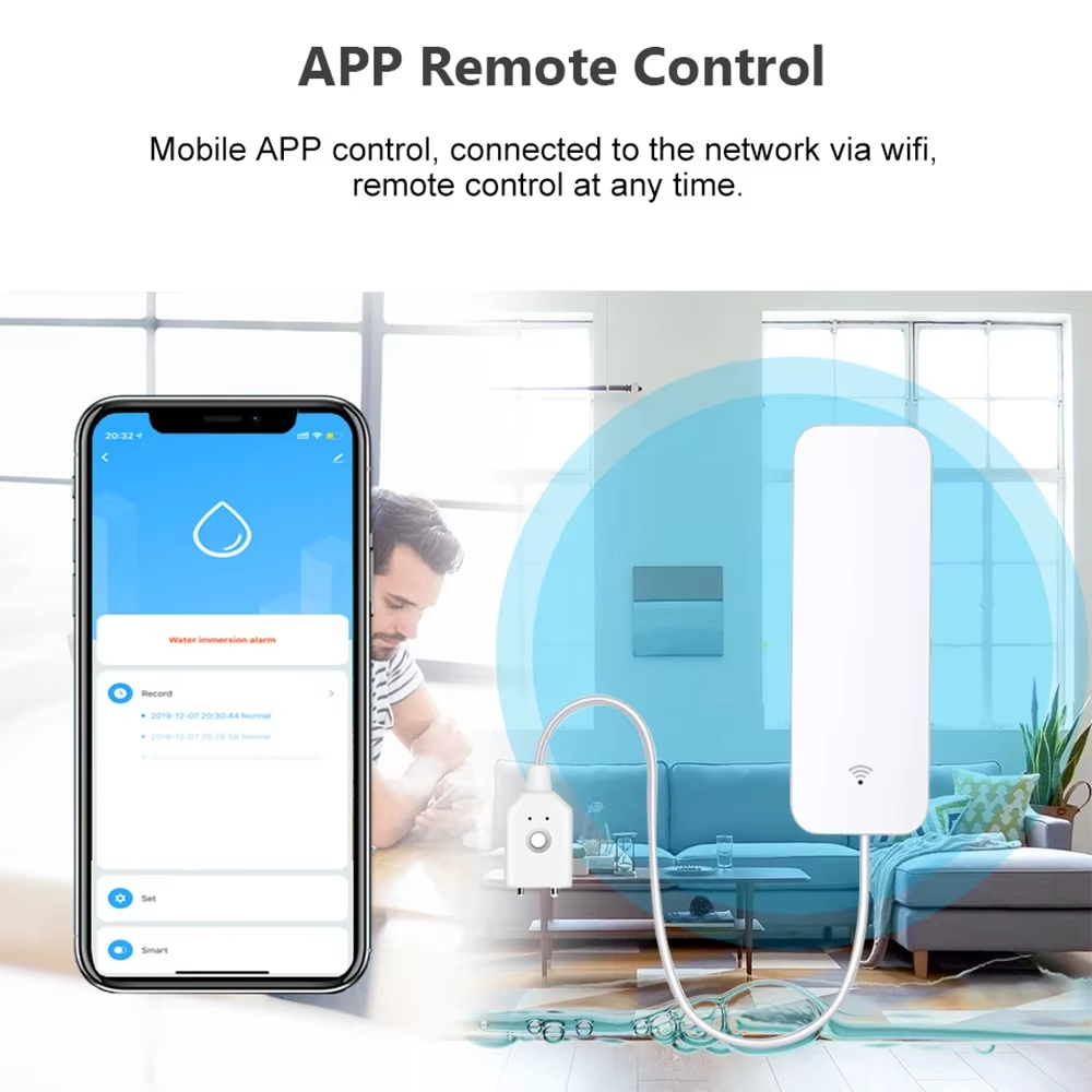 ZigBee WiFi Water Leak Sensor  - Water Alarm Sensor recensie en prijs