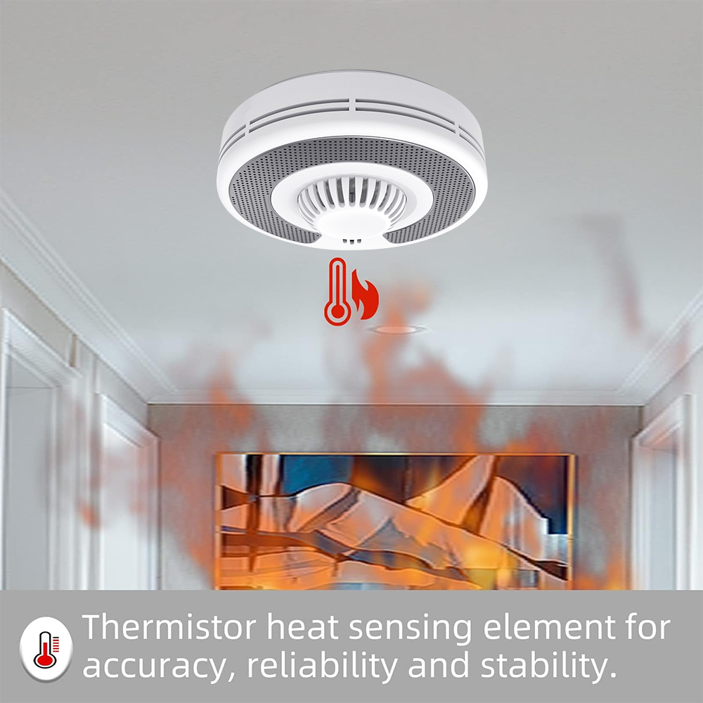 Wireless Interlinked(433MHz)+T - Smoke Detector Interconnected recensie en prijs