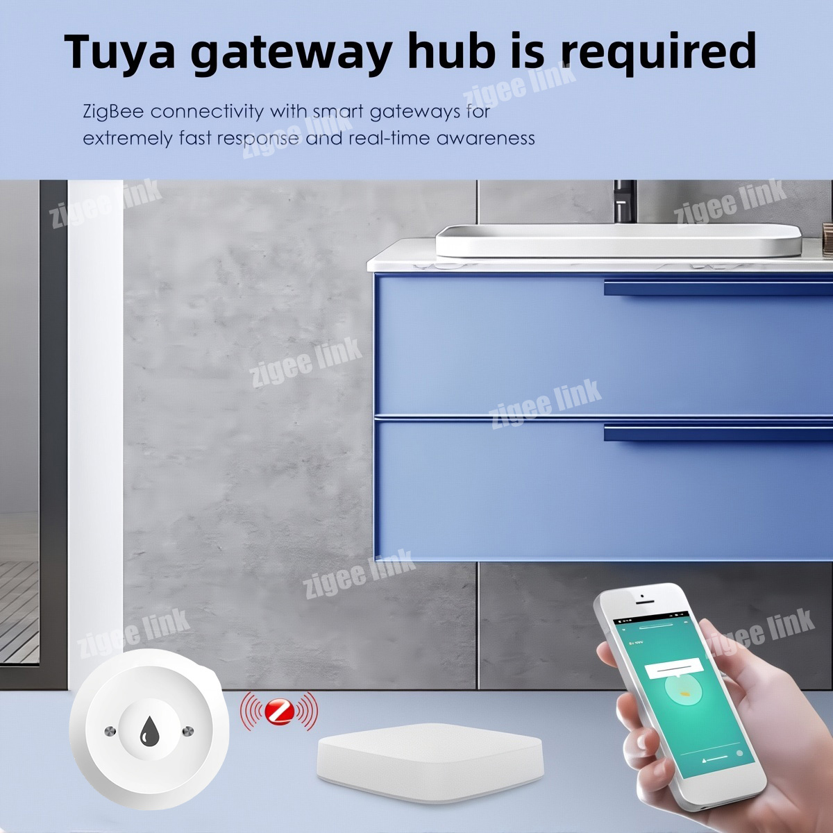 ZigBee 3.0 Water Sensor Smart  - Water Alarm Sensor recensie en prijs