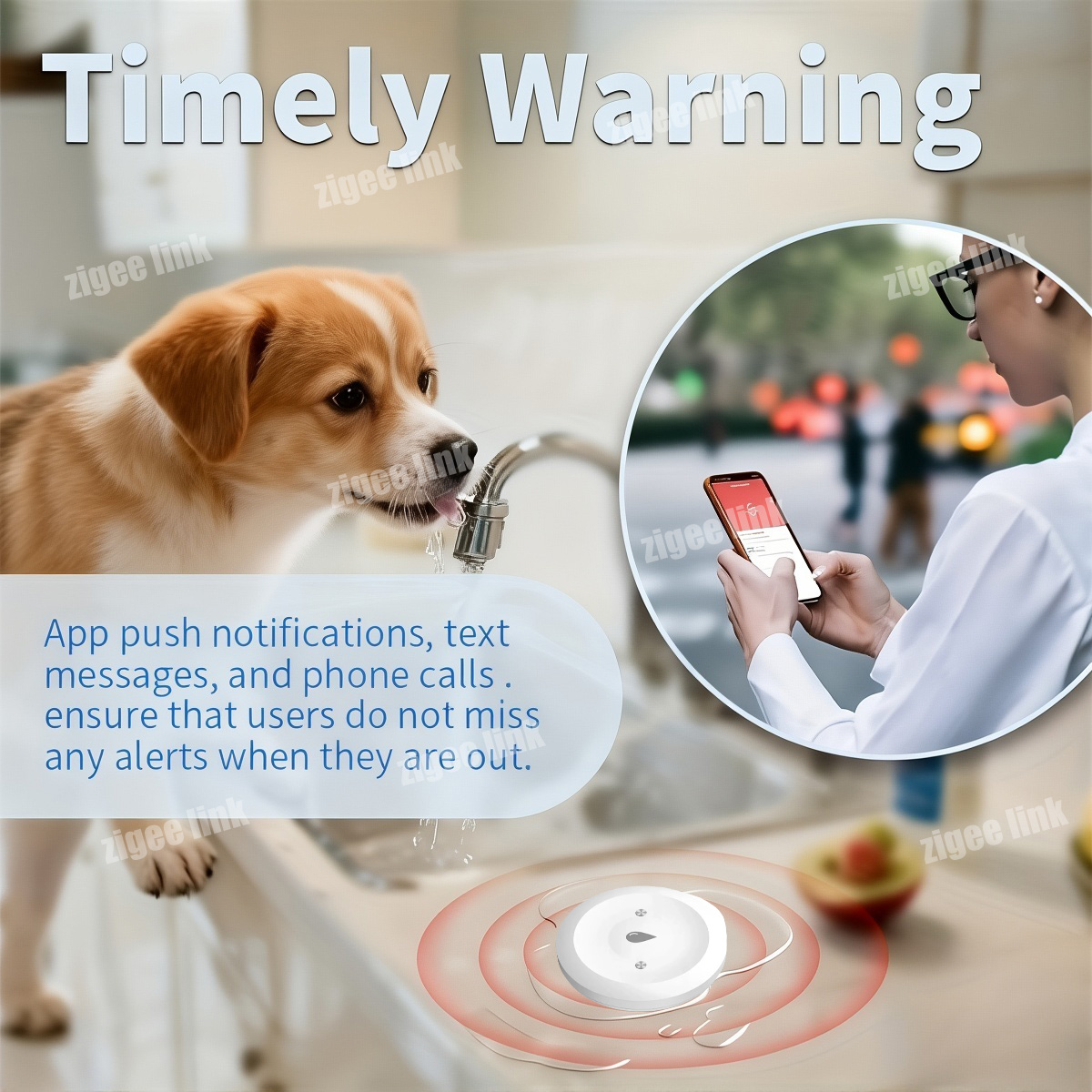 ZigBee 3.0 Water Sensor Smart  - Water Alarm Sensor recensie en prijs