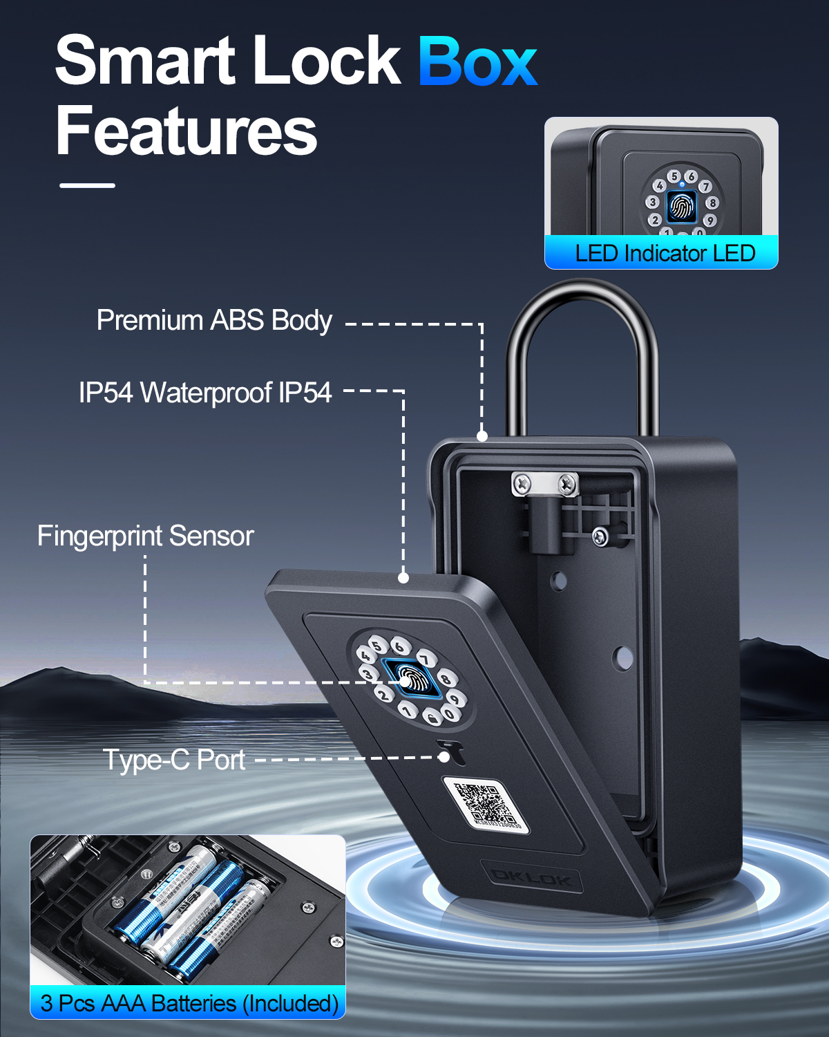 Wireless Smart lock Box Blueto - Lockbox Key Secure recensie en prijs