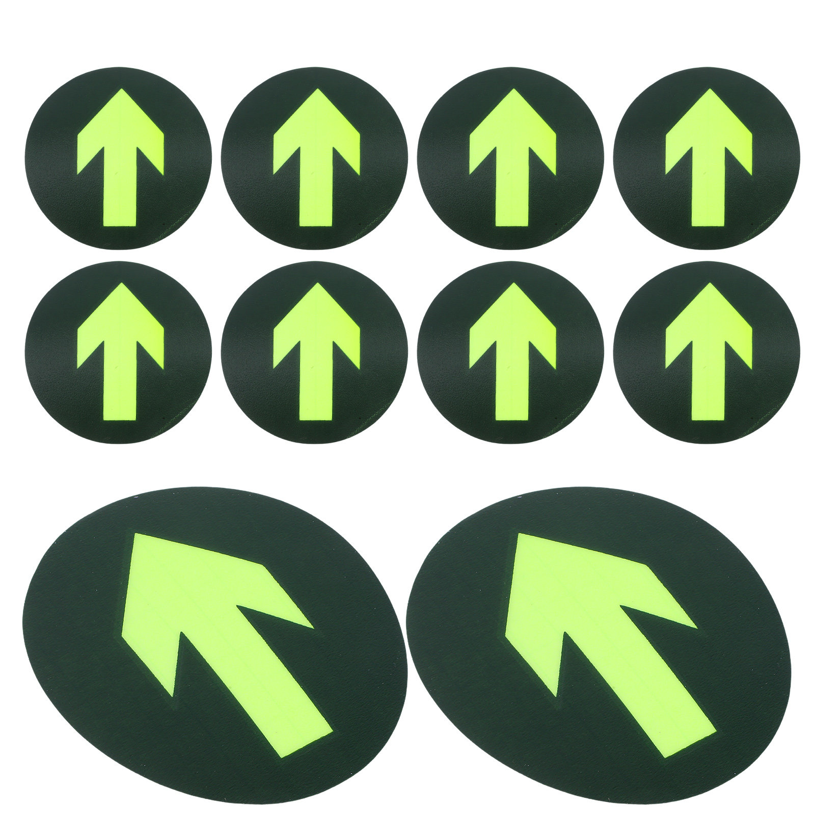 10Pcs Safety Floor Sticker Glo - Emergency Exit Sign recensie en prijs
