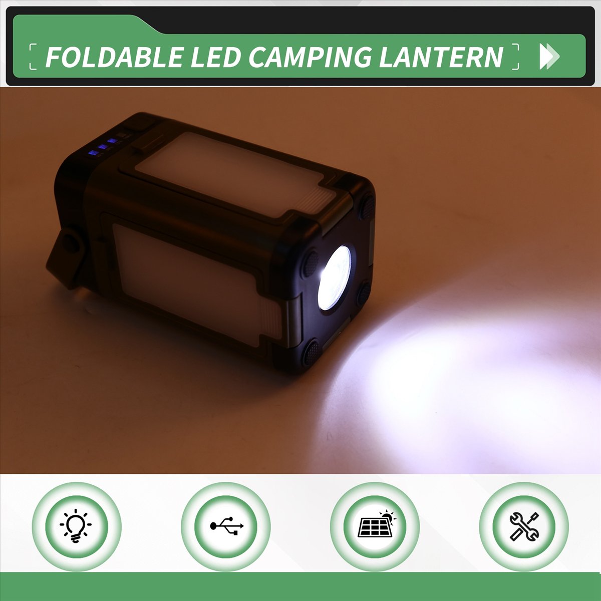 X08A Foldable LED Camping Lant - Power Outage Light recensie en prijs
