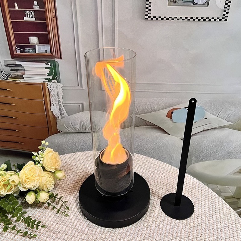 Long Flame Tabletop Bio Firepl - Fire Escape Ladder recensie en prijs