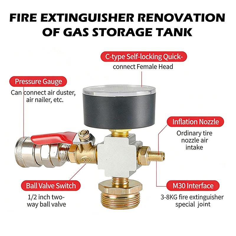Small Air Tank Pressure Adapte - Fire Extinguisher Small recensie en prijs